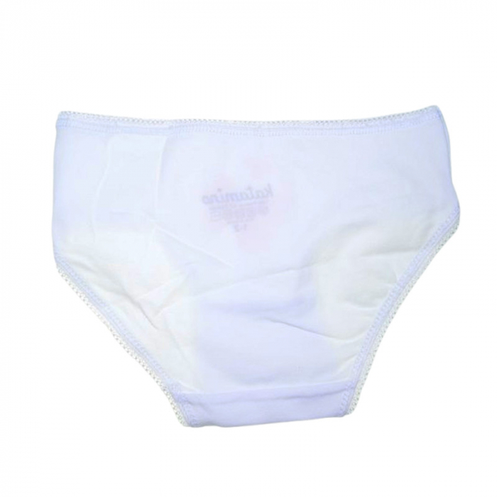Chiloti din bumbac, pentru fete, Mini Junior CHL2508A, Alb [2]