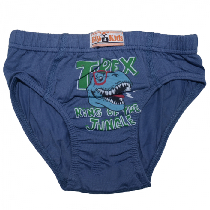 Chiloti pentru baieti  cu T-Rex Biyo 2683B, Bleumarin [1]