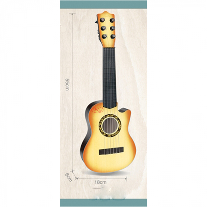 Chitara de jucarie pentru copii 55 cm, MZ1502-A [2]