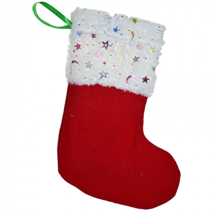 Cizma decorativa de Craciun Mini Junior 383591, Rosu [2]