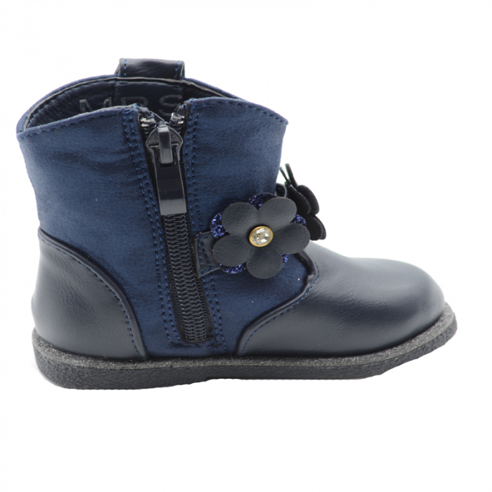 Cizme captusite pentru fete MRS S192-26, Bleumarin [2]