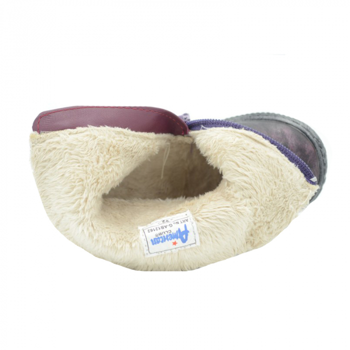 Cizme pentru fete American Club 782/15M-26, Mov [6]