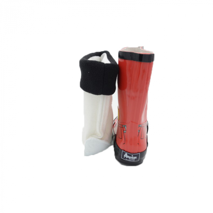 Cizme din cauciuc baieti American Club KAL-1/2-31, Rosu [4]