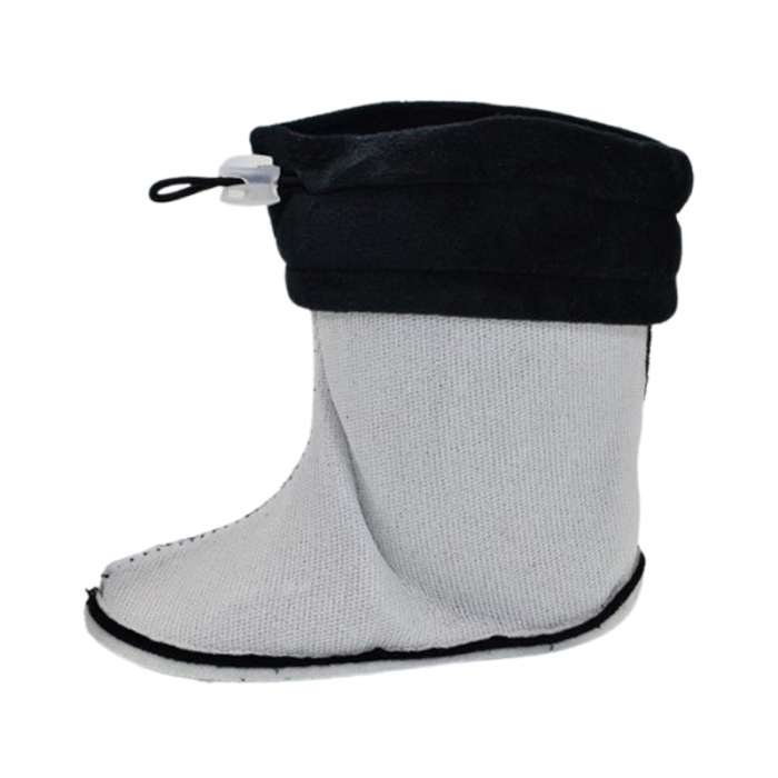 Cizme din cauciuc, cu soseta detasabila, pentru baieti, Apawwa J382N, Negru [7]