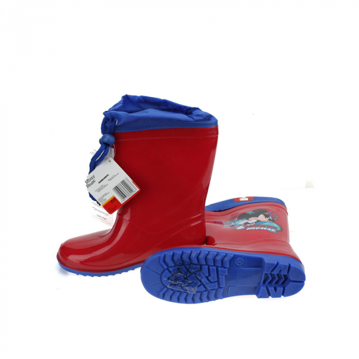 Cizme din cauciuc pentru baieti Setino Mickey Mouse 860-206R-30, Rosu [3]