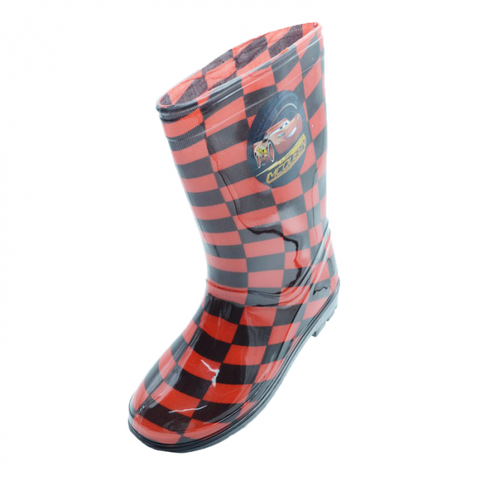 Cizme din cauciuc pentru baieti Disney Cars CCD-05-31, Rosu [4]
