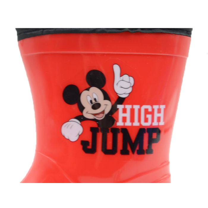 Cizme din cauciuc pentru baieti E Plus M Mickey Mouse 55063-27-28, Rosu [3]
