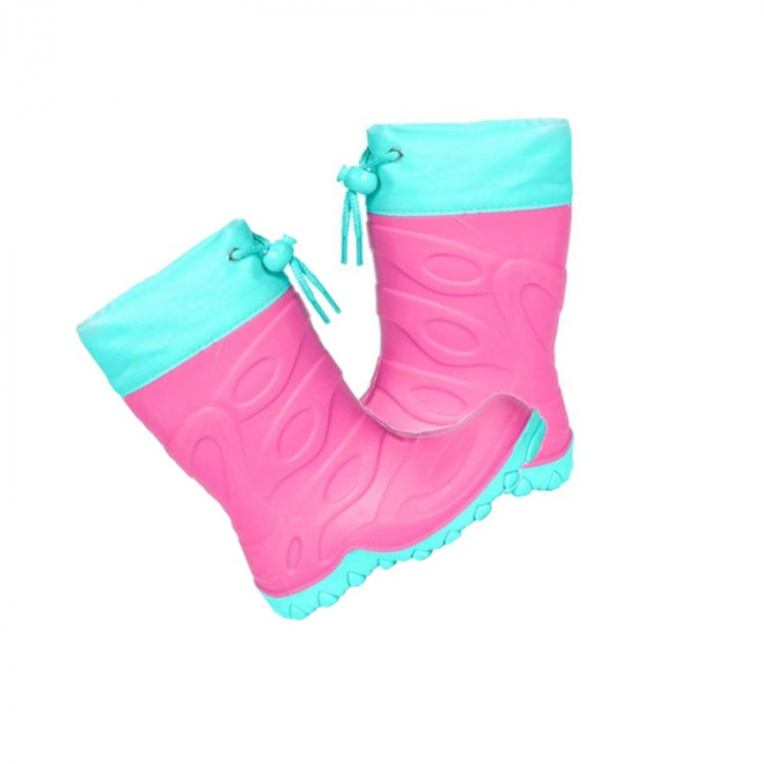 Cizme din cauciuc pentru fete American Club 796/17F-31, Fucsia [3]