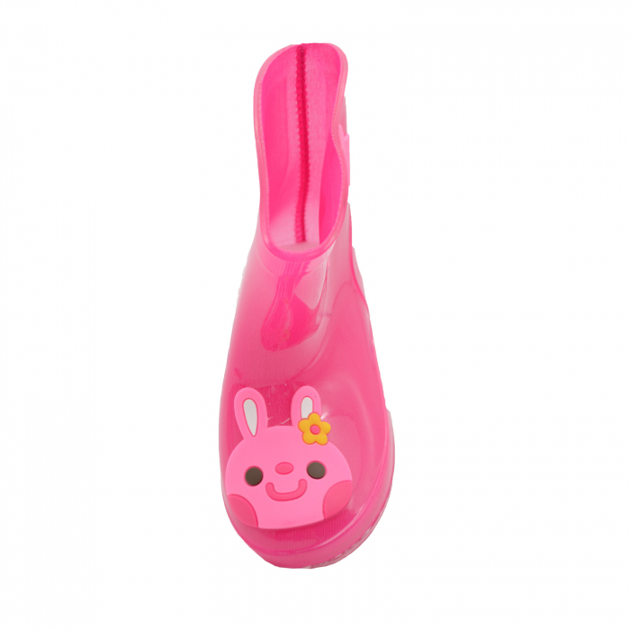 Cizme din cauciuc pentru fete Mini Junior YX-100_23, Fucsia [2]