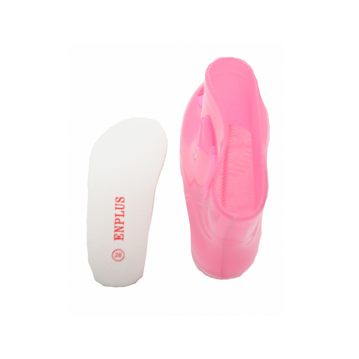 Cizme din cauciuc pentru fete Mini Junior YX-100R_23, Roz [4]