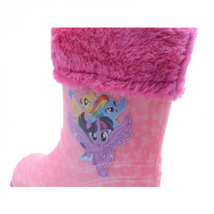 Cizme din cauciuc pentru fete Setino My Little Poney 860-753R-30, Roz [4]
