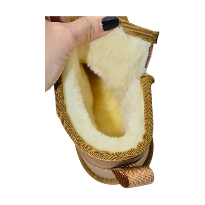 Cizme din piele, impermeabile si imblanite pentru fete, Apawwa C5517P, Maro [5]