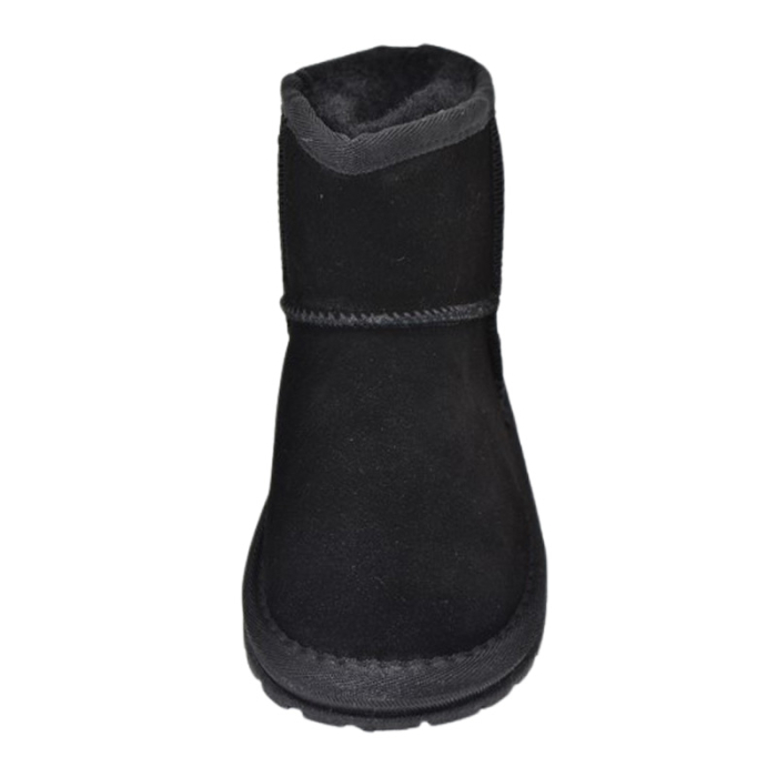 Cizme din piele, impermeabile si imblanite pentru fete, Bessky FJ3811-1B-26, Negru [2]