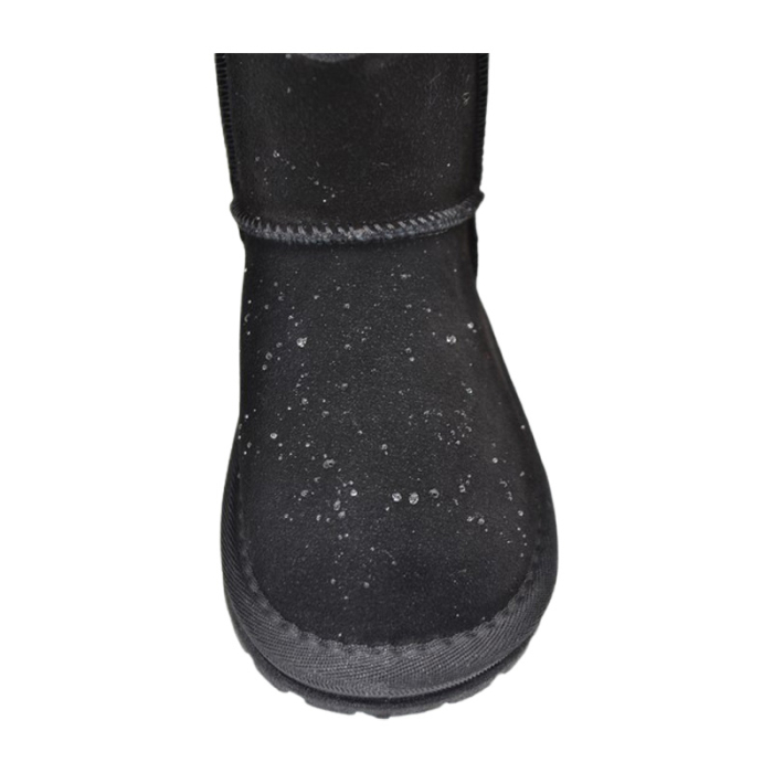 Cizme din piele, impermeabile si imblanite pentru fete, Bessky FJ3811-1B-26, Negru [6]