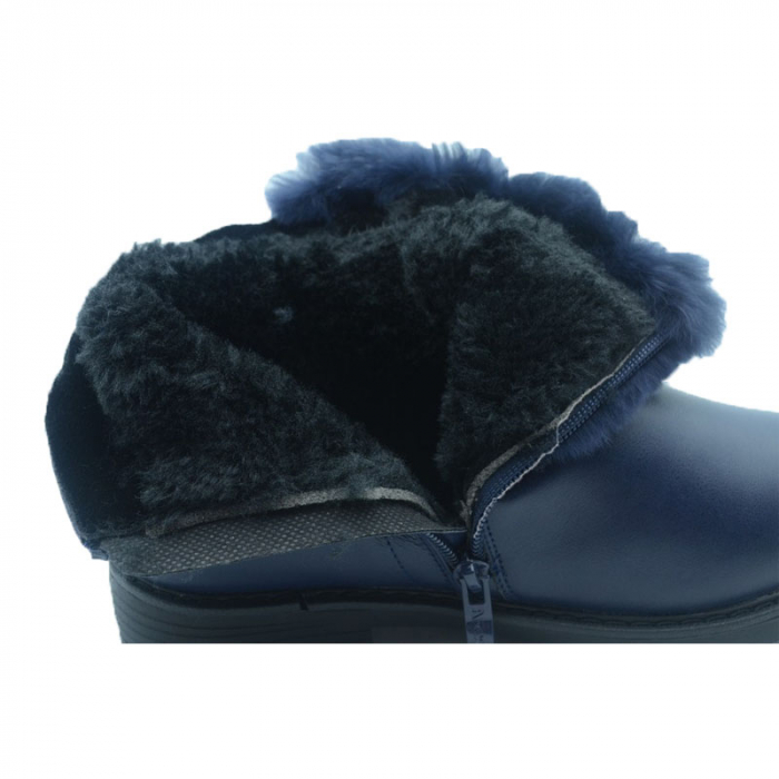 Cizme imblanite pentru fete Apawwa CD230-42906-36, Bleumarin [4]