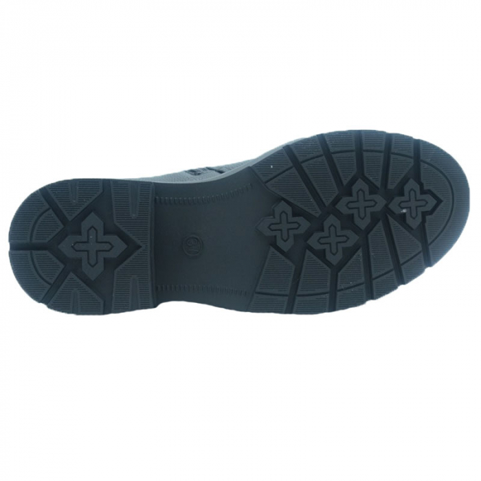 Cizme imblanite pentru fete Bessky XY9322-1-35, Negru [4]