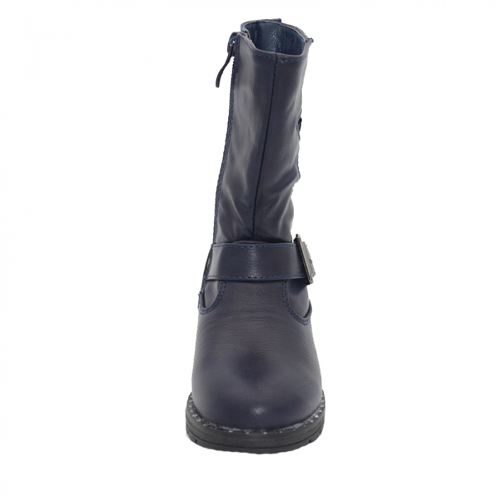 Cizme imblanite pentru fete MRS R682-26-26, Bleumarin [2]