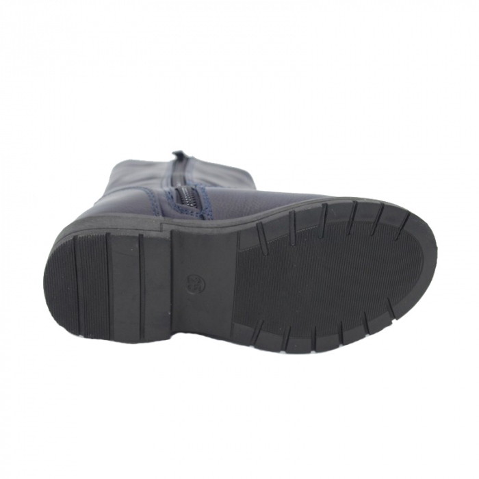 Cizme imblanite pentru fete MRS R682-26-26, Bleumarin [4]