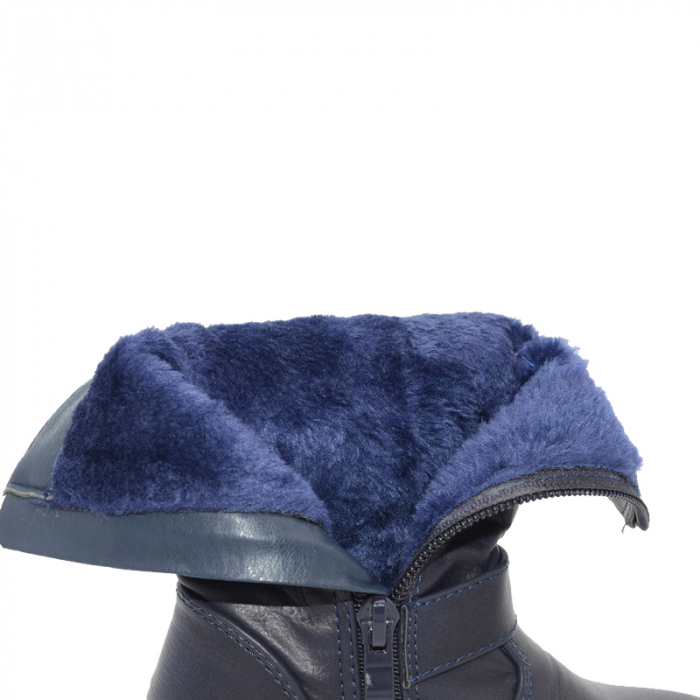 Cizme imblanite pentru fete MRS R682-26-26, Bleumarin [5]