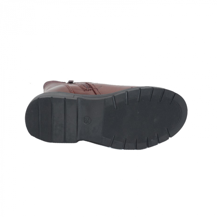 Cizme imblanite pentru fete MRS R682-23-30, Visiniu [2]