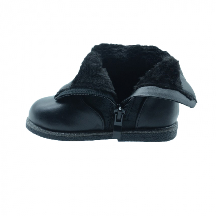 Cizme imblanite pentru fete MRS S193N-26, Negru [6]