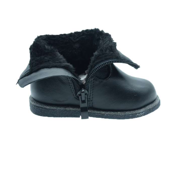 Cizme imblanite pentru fete MRS S195-26, Negru [4]