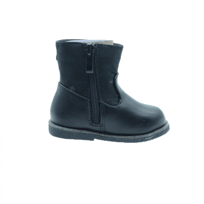 Cizme imblanite pentru fete MRS S195-26, Negru [3]