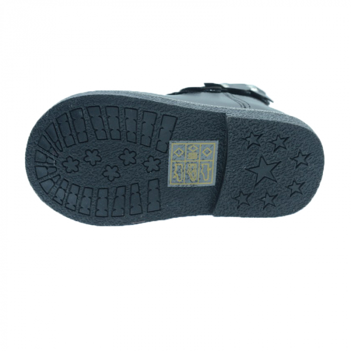 Cizme imblanite pentru fete MRS S195-26, Negru [2]