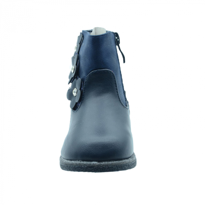 Cizme imblanite pentru fete MRS S195B-26, Bleumarin [3]