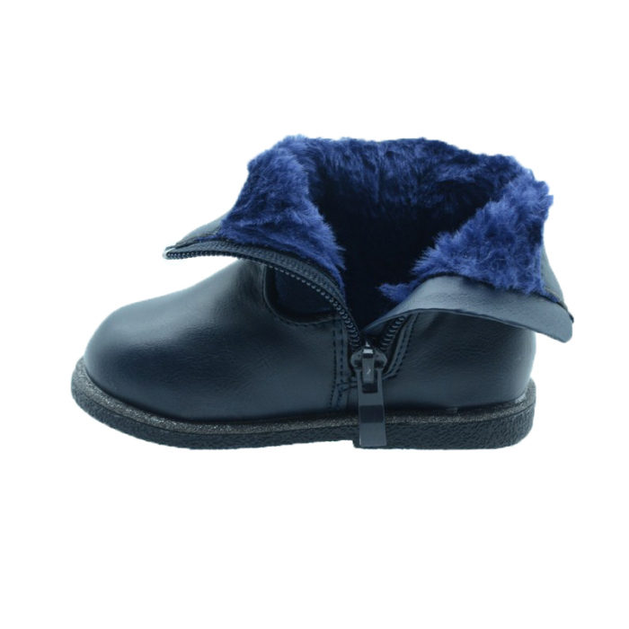 Cizme imblanite pentru fete MRS S195B-26, Bleumarin [5]