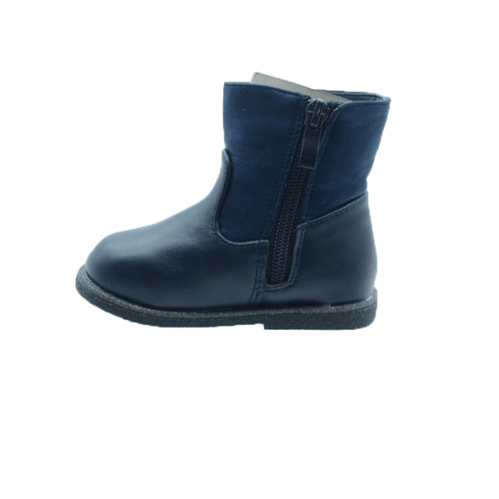 Cizme imblanite pentru fete MRS S195B-26, Bleumarin [4]