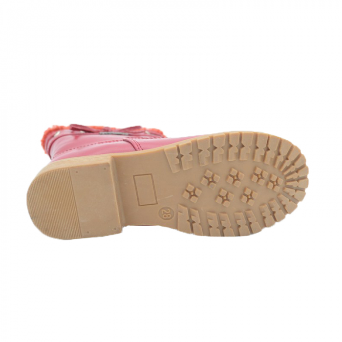 Cizme imblanite pentru fete American Club BF4001-C103F-32, Rosu [3]