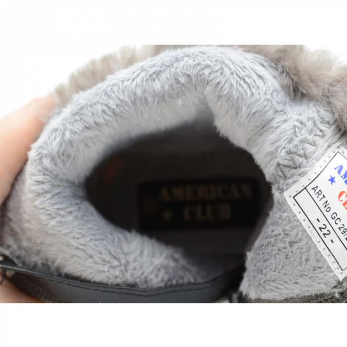 Cizme imblanite pentru fete American Club GC29/20-26, Negru [2]