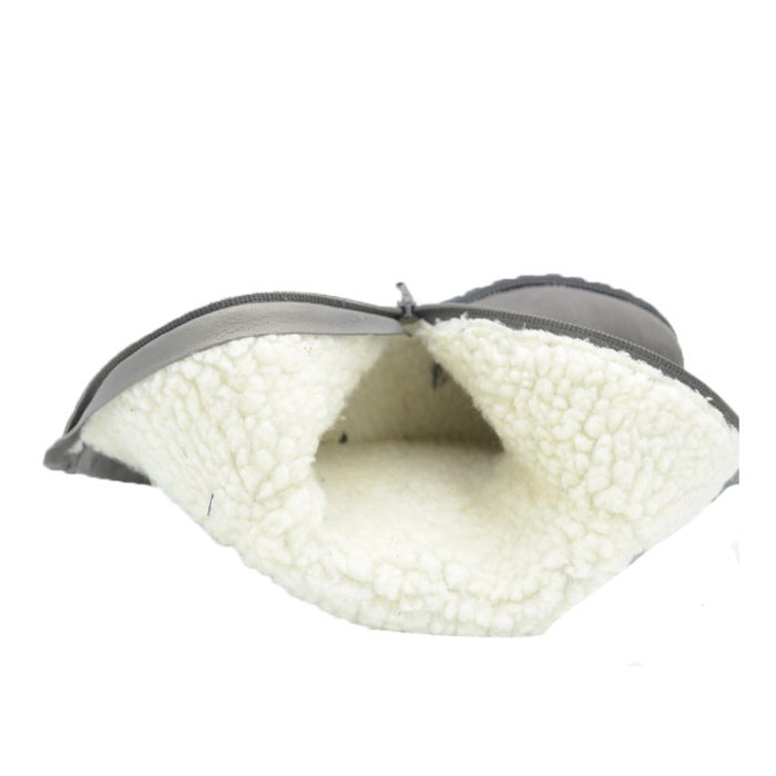Cizme imblanite pentru fete American Club K5514-215G-32, Gri [5]