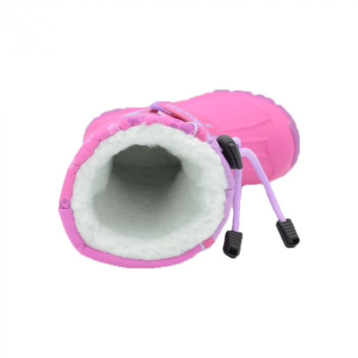 Cizme imblanite pentru fete American Club SB-5/2018F, Fucsia [4]