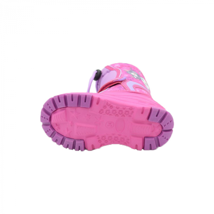 Cizme imblanite pentru fete American Club SB-5/2018F, Fucsia [2]