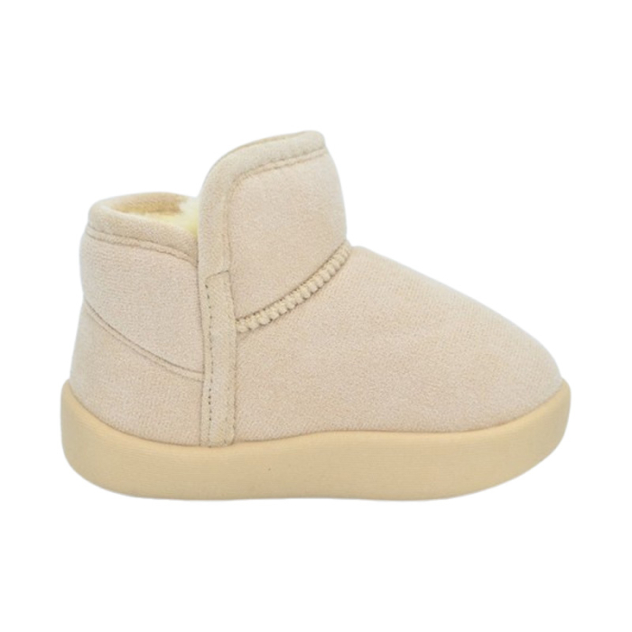 Cizme cu talpa flexibila si imblanite pentru fete, Apawwa C5509P, Crem [3]