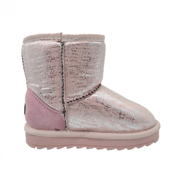 Cizme imblanite pentru fete Bessky 8297-4-27, Roz [2]