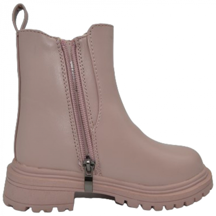 Cizme imblanite pentru fete Bessky BM3300-3B, Roz [2]