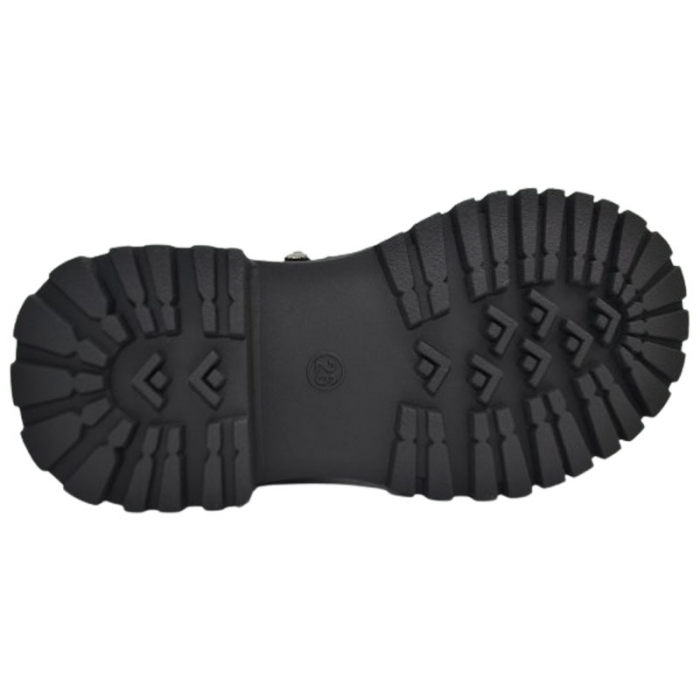 Cizme imblanite pentru fete Bessky BM3300-1B, Negru [5]