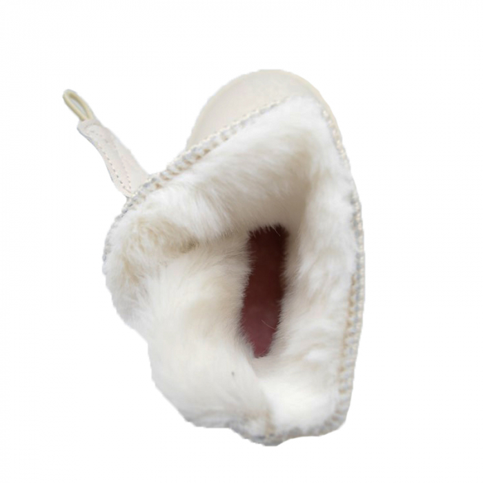 Cizme imblanite pentru fete Bessky FJ666-7B-26, Crem [3]