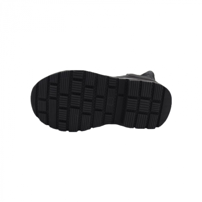 Cizme imblanite pentru fete Bessky ML70152-1-33, Negru [5]