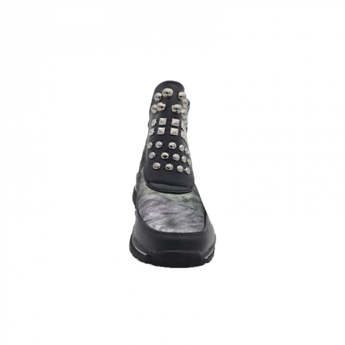 Cizme imblanite pentru fete Bessky ML70152-1-33, Negru [4]