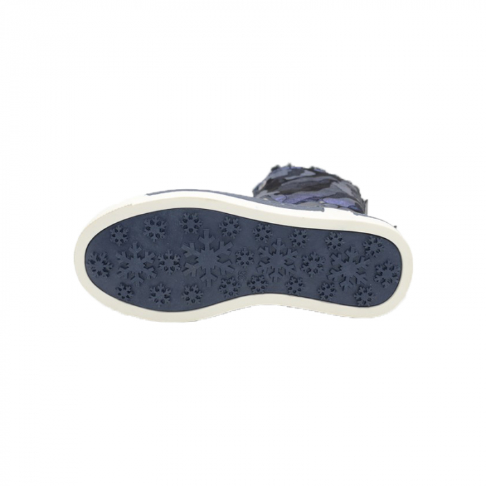 Cizme imblanite pentru fete Bessky TJ8572-3-34, Bleumarin [3]