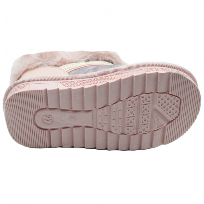Cizme imblanite pentru fete Bessky YW681-2B-30, Roz [3]