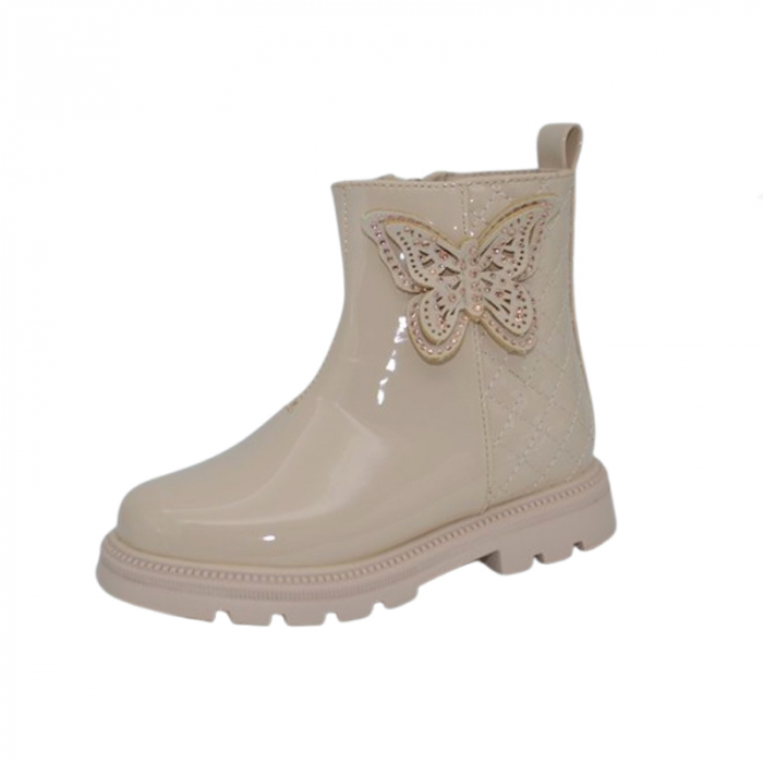 Cizme imblanite pentru fete MRS R718, Bej [1]