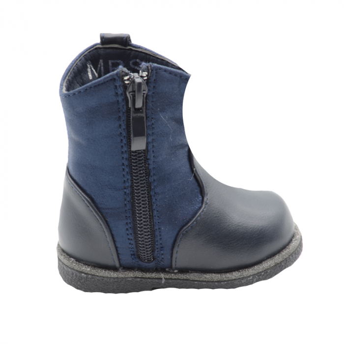 Cizme imblanite pentru fete MRS S193-B-26, Bleumarin [3]