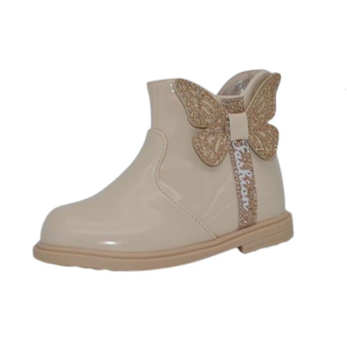 Cizme imblanite pentru fete MRS S705-B, Bej [1]
