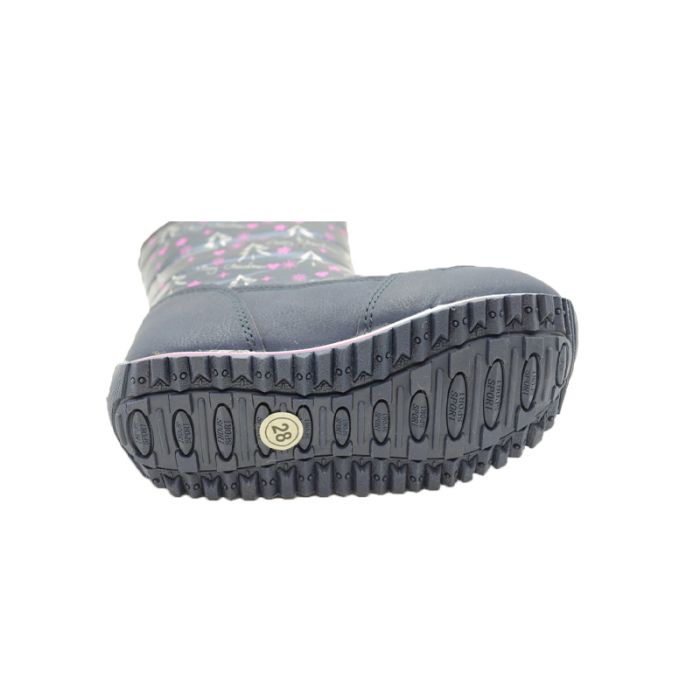 Cizme imblanite pentru fete Tom Miki C-T36-45-A-31, Bleumarin [3]
