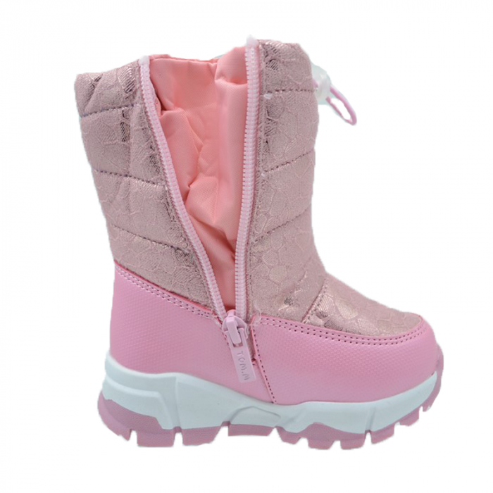 Cizme imblanite pentru fete Tom Miki C-T76-01-A-23, Roz [2]